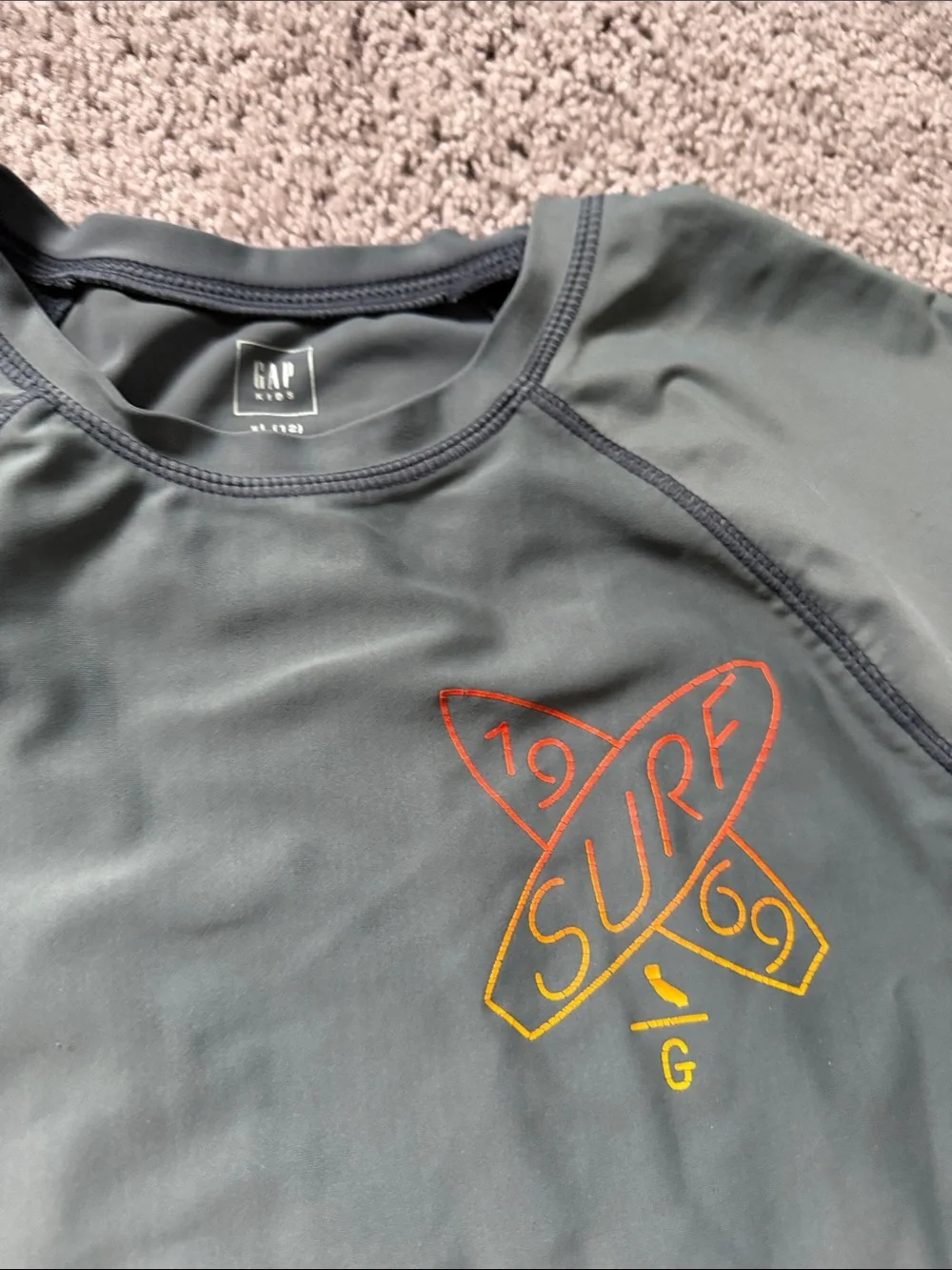 Gap Kids - one rash guard and two swim shorts. Size XL/12 boys